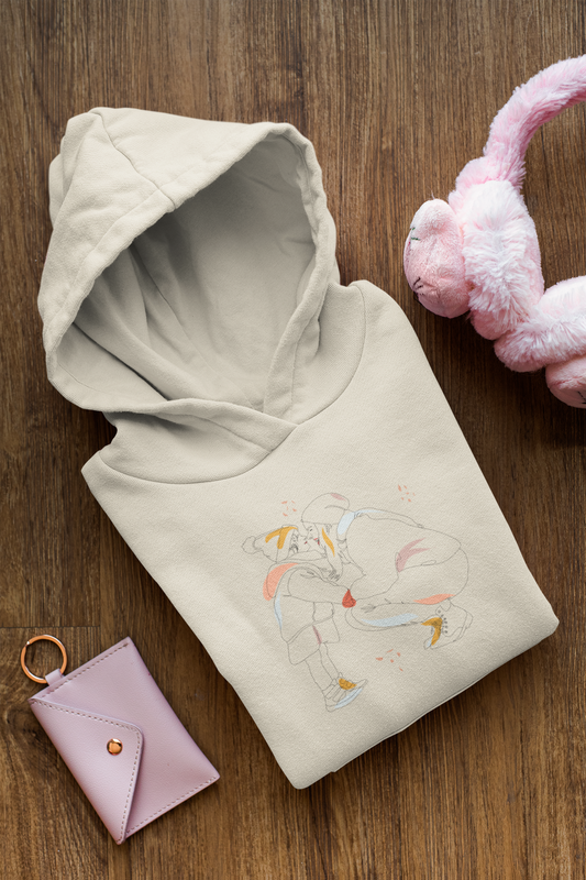 Hoodie personalisiert mit Foto als Line Art